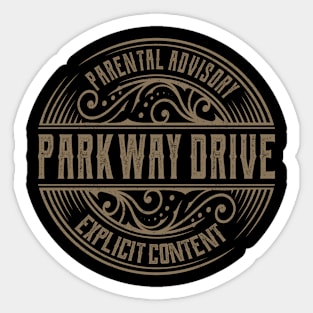 Parkway Drive Vintage Ornament Sticker